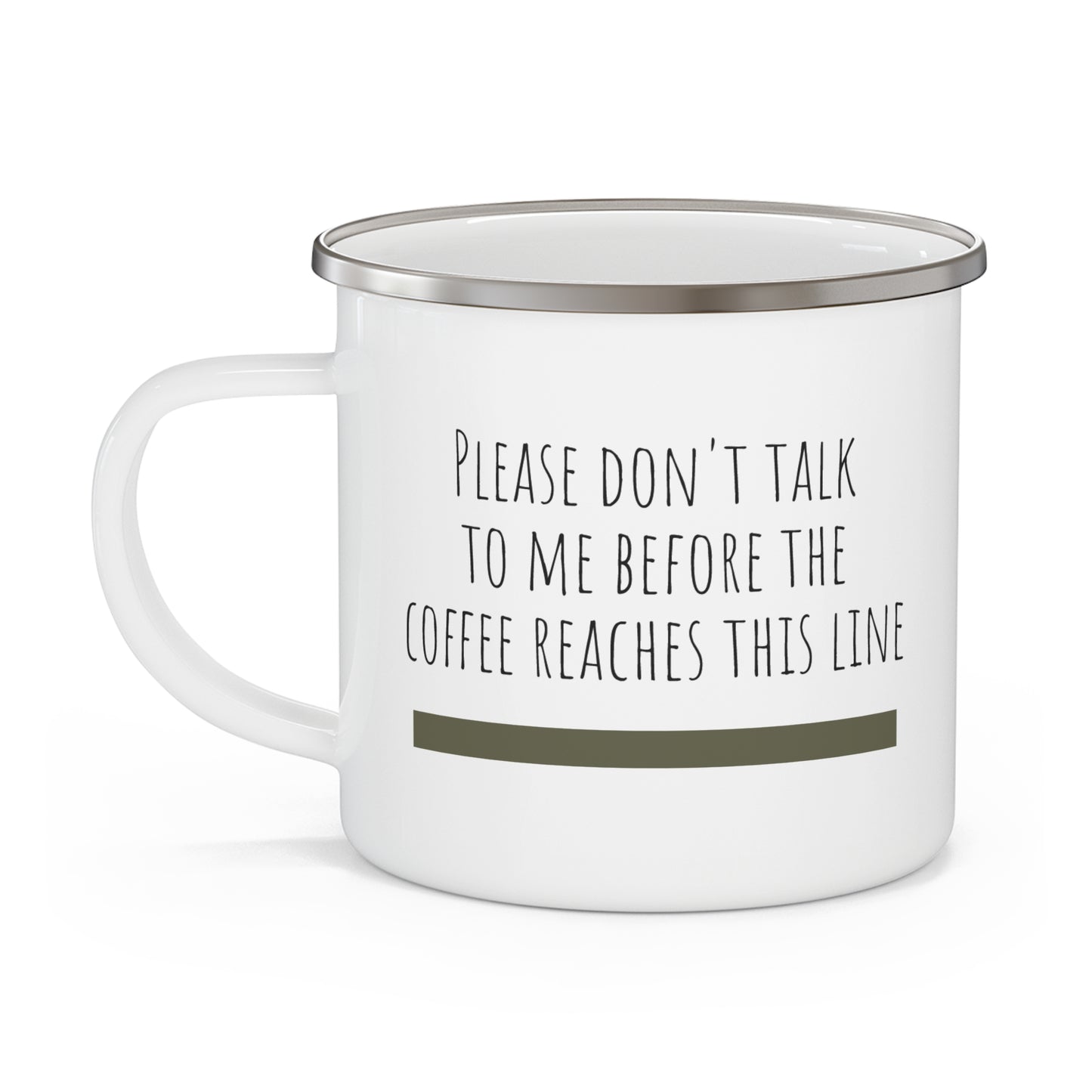 A Real Coffee Drinkers Mug--Ceramic coated