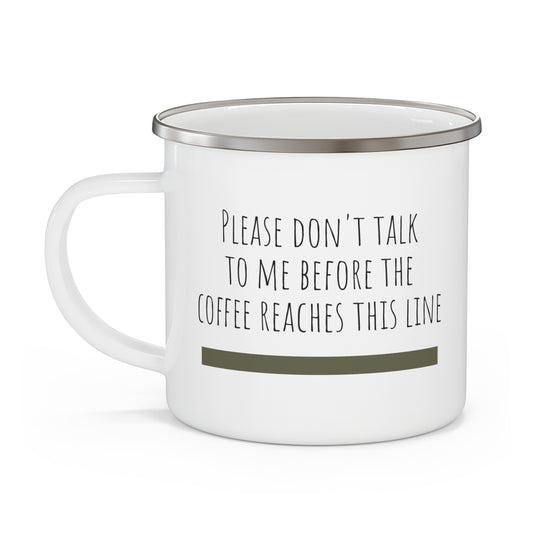 A Real Coffee Drinkers Mug--Ceramic coated