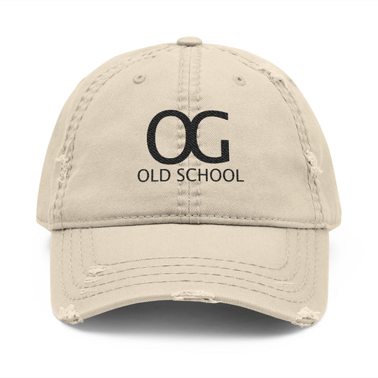 Vintage Distressed - OG Old School Embroidered Cap