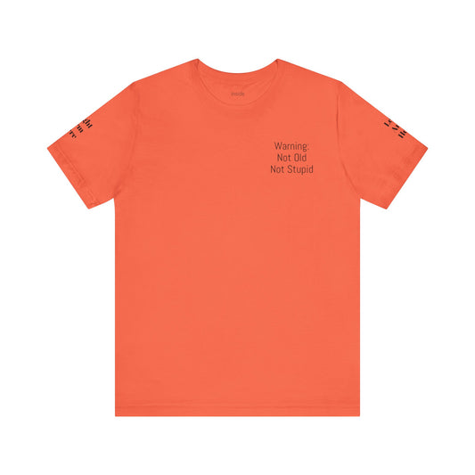 A Colorful 1970's Jersey Short Sleeve Tee--with Wearing Instructions on the shirt!